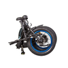 DOLPHIN20 36V 500W 12,5AH Fat Tire faltbares E-Bike mit schwarzem Rahmen