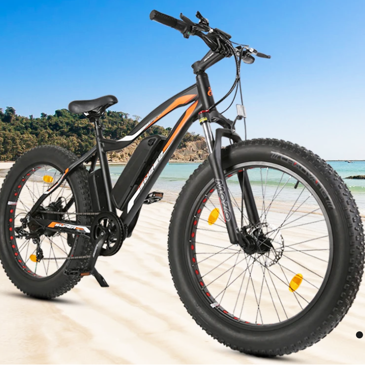 ROCKET26 36V 500W 13AH Fat Tire Offroad Beach Electric Bike