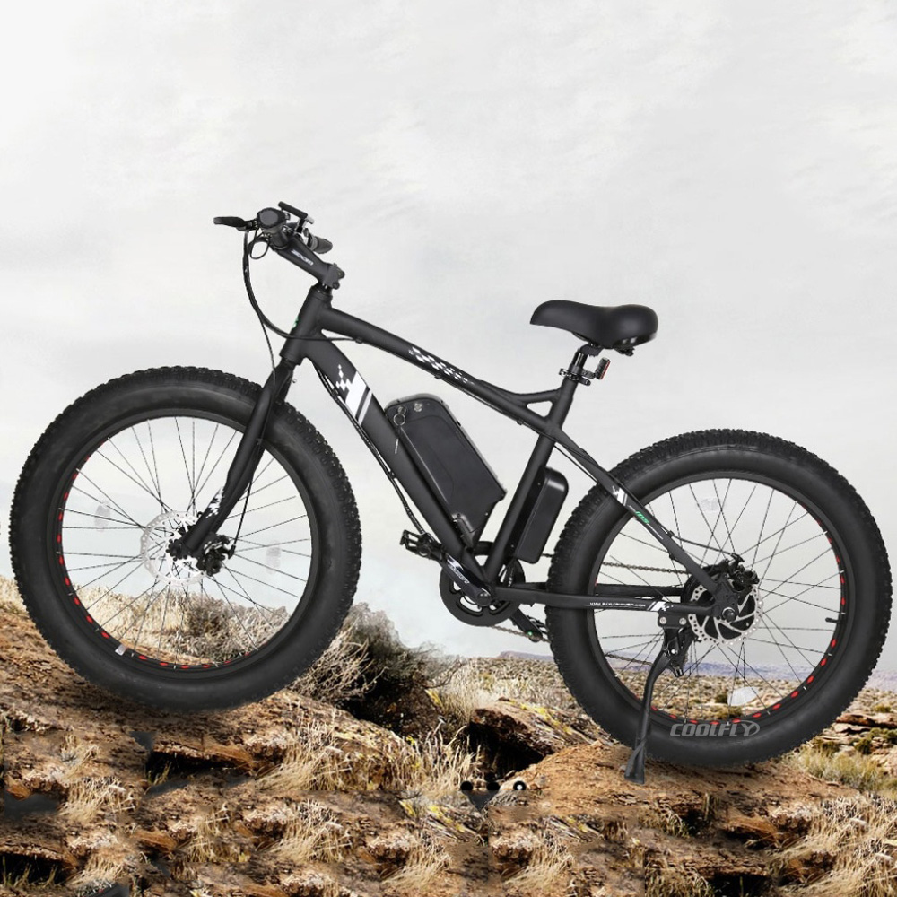 FATBIKE26 36V 500W 13AH Mountain Alloy Aluminium Ebike Fat Tire Electric Bicycle From China Coolfly Factory
