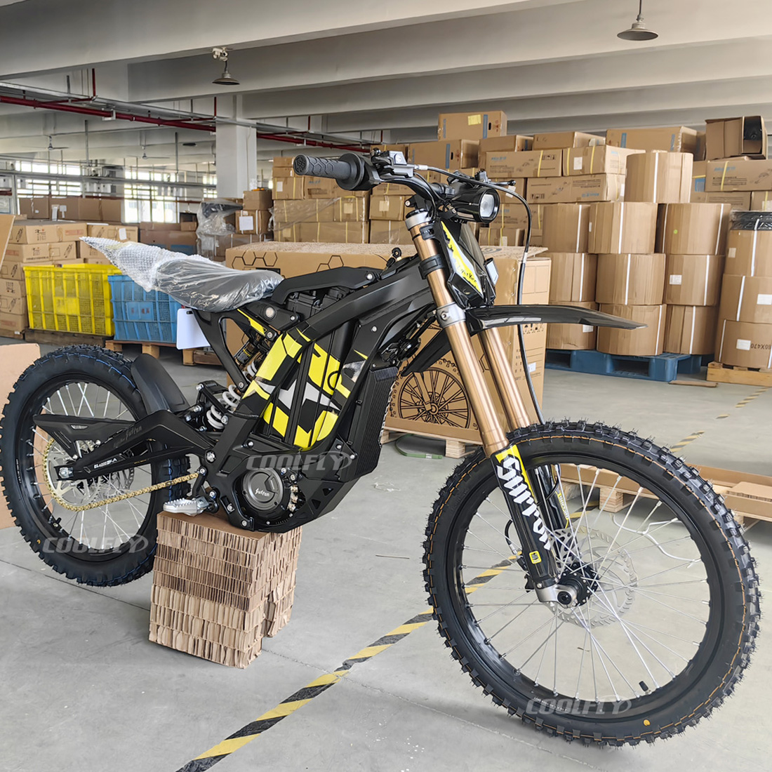 Surron Light Bee X 72V 10000W 35AH Samsung Battery Electric Dirt Bike with 2026 Newest Edition Black Ebike