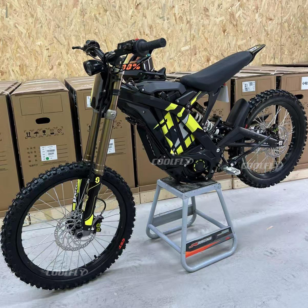 Surron Light Bee X Full Suspension 72V 10000W 35AH Electric Dirt Bike Sport Off Road Bicycle Electric Mountain Bike Gonped Sur Ron E Bike