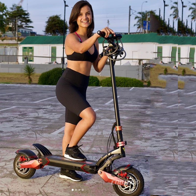 FLY-D10-2 52V 2000-2400W 18.2AH SUPERSTAR E-SCOOTER Off Road Dual Motors Off Road Electric Folding Scooter 