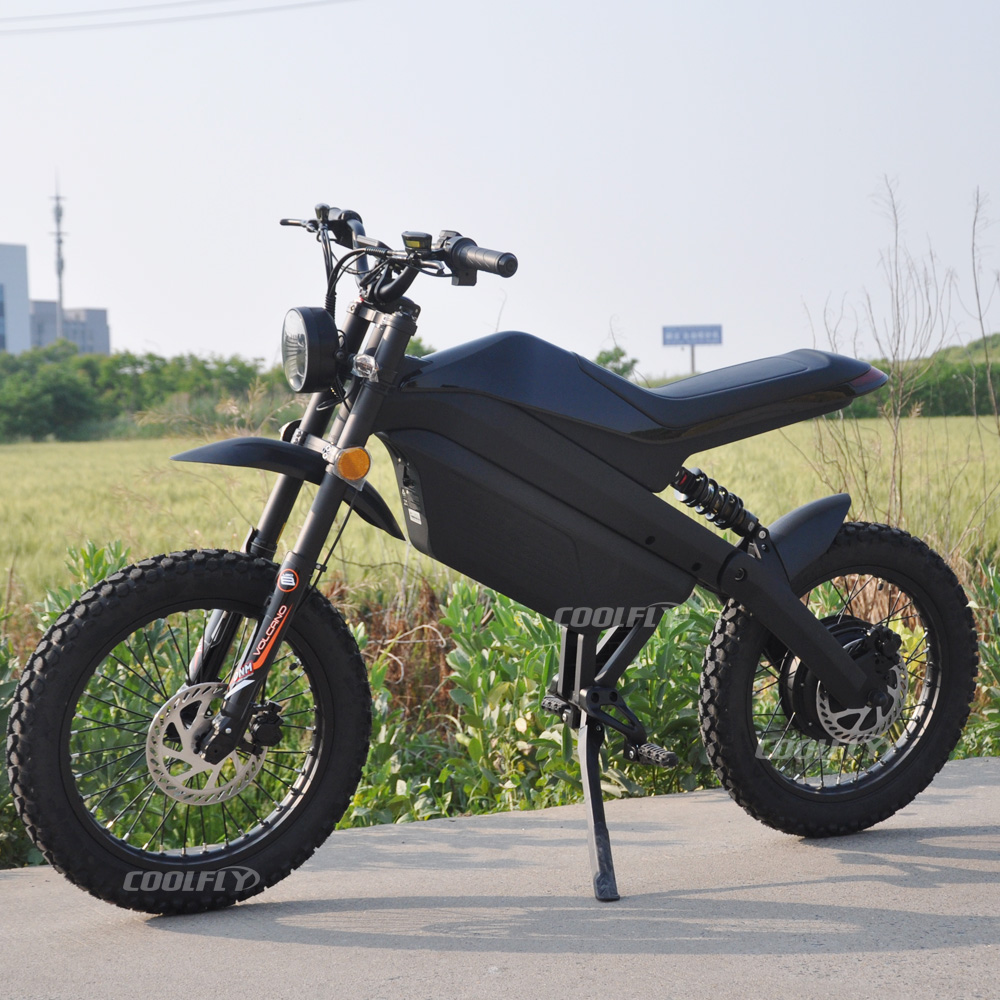 OEM ODM OBM Manufacturers Electric Motorcycle 17inch Tires DNM Suspension Customize Frame E-bike with Full Suspensions