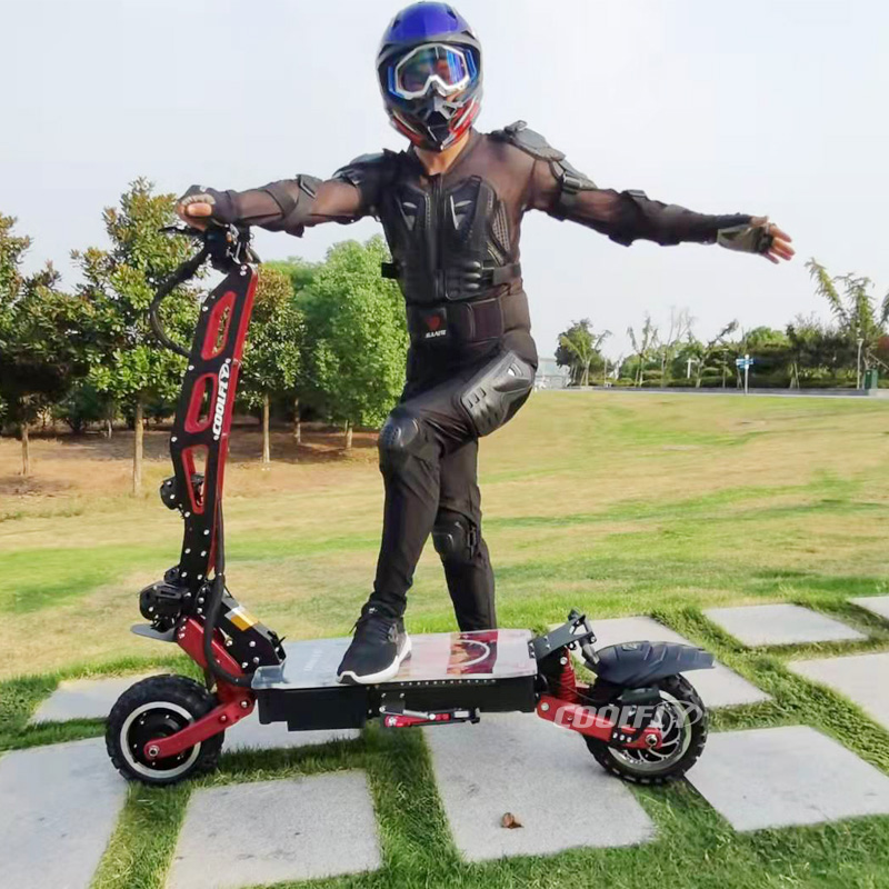 PLUS-D11-2 60V6000W35AH King Of Cross Country มอเตอร์คู่ Off Road Fast Electric Scooter สำหรับผู้ใหญ่