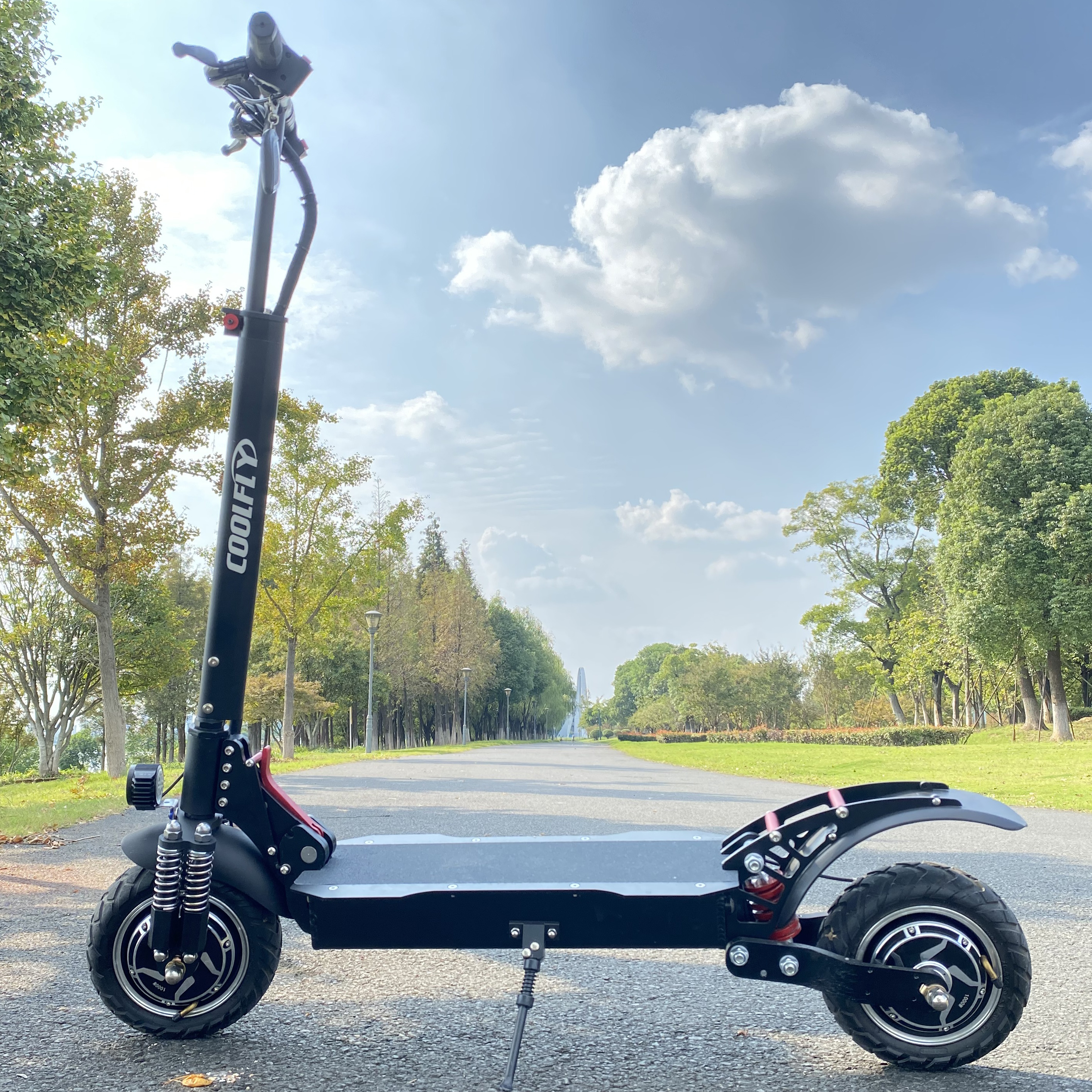 CF-D10-2B 48V 1600-2000W 15.6AH Stylish Cross Country E-scooter Dual Motors Off Road Folding Electric Scooter 