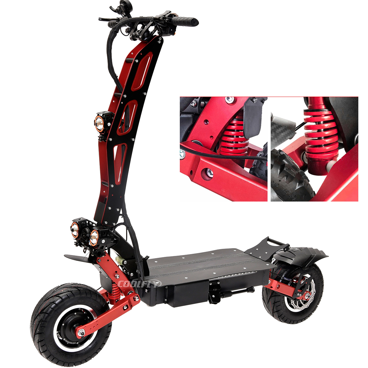 MAX-D13-2 60V6000W45AH King Of Cross Country Dual Motors High Power OffRoad Fast Electric Scooter for Adult 